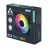 Вентилятор для корпуса ARCTIC Case/CPU FAN Arctic P12 Pro A-RGB Black, A-RGB PWM Fan with Cable Splitter, 120x120x25 mm, 4-Pin-Connector + 4-Pin-Socket, 600-3000rpm, Airflow 77 cfm / 131 m3/h, ACFAN00309A