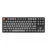 Gaming keyboard Keychron Keychron K8 Max QMK Wireless Custom Mechanical Keyboard Russian Layout (K8M-J3-RU), Black, 80% TKL layout, Aluminium Frame, RGB Backlight, Keychron Super Mechanical Brown Switch, Hot-Swap, 2.4GHz&Bluetooth, USB Type-C, gamer (tastatura/клавиатура)