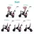Bicicleta pentru copii KinderKraft Детский велосипед Kinderkraft Easytwist Pink (KKRETWIPNK0000)
