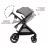 Carucior KinderKraft Коляска Kinderkraft Esme 2in1 Moonlight Grey (KSESME00GRY2000)