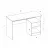 Masa de birou Hanah Письменный стол Hanah Home Bahar White