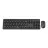 Kit (keyboard+mouse) GEMBIRD Gembird KBS-WMS-01-CYRL, Silent key Pro Business wireless desktop set, 2.4 GHz wireless full size keyboard and mouse, Single USB nano-receiver, Mouse dpi 1000-5000, RU-layout, Black