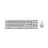 Kit (keyboard+mouse) GEMBIRD Gembird KBS-WMS-01-W-CYRL, Silent key Pro Business wireless desktop set, 2.4 GHz wireless full size keyboard and mouse, Single USB nano-receiver, Mouse dpi 1000-5000, RU-layout, White