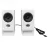 Колонка EDIFIER Edifier R20BT White, 2.0/ 5W (2x2.5W) RMS, USB powered & audio, wooden, (2.75”), Bluetooth 6.0, AUX input and headphone jack, Built-in ambient lighting system, EDIFIER ConneX mobile app
