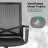 Игровое геймерское кресло Lumi LumiVida Ergonomic Office Chair LV-CH05-11, Black, Breathable Mesh Back, Pneumatic Seat-Height Adjustment,  Adjustable Tilt Back, Nylon Base, 50mm PU Caster, 100mm Class 3 Gas Lift, Weight Capacity 150 Kg