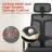 Игровое геймерское кресло Lumi LumiVida Ergonomic Office Chair LV-CH05-40,Black,Adjustable Headrest, Lumbar Support,Breathable Mesh Back, Adjustable Armrest, Pneumatic Seat-Height Adjustment, Seat Depth Adj., 340mm Nylon Base, PU Caster, 100mm Class 3 Gas Lift, Weight Capacity 150