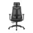 Игровое геймерское кресло Lumi LumiVida Ergonomic Office Chair LV-CH05-40,Black,Adjustable Headrest, Lumbar Support,Breathable Mesh Back, Adjustable Armrest, Pneumatic Seat-Height Adjustment, Seat Depth Adj., 340mm Nylon Base, PU Caster, 100mm Class 3 Gas Lift, Weight Capacity 150