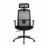 Fotoliu Gaming Lumi LumiVida Ergonomic Office Chair LV-CH05-18, Black, Headrest, Elastic Breathable Mesh Seat and Back, Pneumatic Seat-Height Adjustment,  Nylon Base, PU Hooded Caster, 100mm Class 4 Gas Lift, Weight Capacity 150 Kg