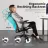 Fotoliu Gaming Lumi LumiVida Ergonomic Office Chair LV-CH05-18, Black, Headrest, Elastic Breathable Mesh Seat and Back, Pneumatic Seat-Height Adjustment,  Nylon Base, PU Hooded Caster, 100mm Class 4 Gas Lift, Weight Capacity 150 Kg