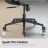 Fotoliu Gaming Lumi LumiVida Ergonomic Office Chair LV-CH05-18, Black, Headrest, Elastic Breathable Mesh Seat and Back, Pneumatic Seat-Height Adjustment,  Nylon Base, PU Hooded Caster, 100mm Class 4 Gas Lift, Weight Capacity 150 Kg