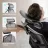 Fotoliu Gaming Lumi LumiVida Ergonomic Office Chair LV-CH05-18, Black, Headrest, Elastic Breathable Mesh Seat and Back, Pneumatic Seat-Height Adjustment,  Nylon Base, PU Hooded Caster, 100mm Class 4 Gas Lift, Weight Capacity 150 Kg