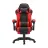 Fotoliu Gaming Lumi LumiVida Gaming Chair with Headrest & Lumbar Support LV-CH06-12-04, Black/Red, PVC Leather, Linkage Armrest, 320mm Nylon Plastic Base, 50mm Nylon Caster, 100mm Class 2 Gas Lift, Footrest, Weight Capacity 120 Kg