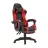 Fotoliu Gaming Lumi LumiVida Gaming Chair with Headrest & Lumbar Support LV-CH06-12-04, Black/Red, PVC Leather, Linkage Armrest, 320mm Nylon Plastic Base, 50mm Nylon Caster, 100mm Class 2 Gas Lift, Footrest, Weight Capacity 120 Kg