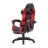Fotoliu Gaming Lumi LumiVida Gaming Chair with Headrest & Lumbar Support LV-CH06-12-04, Black/Red, PVC Leather, Linkage Armrest, 320mm Nylon Plastic Base, 50mm Nylon Caster, 100mm Class 2 Gas Lift, Footrest, Weight Capacity 120 Kg
