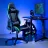 Игровое геймерское кресло Lumi LumiVida Gaming Chair with Headrest & Lumbar Support & RGB Lights LV-CH06-30, Black, PVC Leather, 2D Armrest, Steel Frame, 350mm Nylon Plastic Base, Nylon Caster, 80mm Class 4 Gas Lift, Weight Capacity 150 Kg