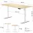 Masa de birou Sense7 Письменный стол Sense7 Nojo 140x70 White Pine