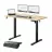 Masa de birou Sense7 Письменный стол Sense7 Nojo Light 120x60 Light Brown