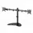 Держатель для монитора GEMBIRD Dual monitor desk stand  13”-32”  Gembird MS-D2ST-02, Adjustable 2-display vertical desk mount (rotate, tilt, swivel),  VESA 75/100, up to 8 kg per display, Cable management, black