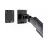 Держатель для монитора GEMBIRD Arm for 1 monitors 17”-49” -  MSI MPG MT201DRG Black, 20 dynamic RGB LED modes, Table Mount, Desk Clamp/Grommet, Aluminum structure, Mechanical Gas Spring System, Height adjustment, Max.Load: 2-20kg, Tilt: '-90°~+85°, Swivel:180°, Rotation:360°, Hidd