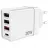 Încarcator VERBATIM USB Charger VERBATIM 30W, 4 Port - 1 x USB-C port (PD 3.0 up to 20W), 3 x USB-A ports (1 x USB-A QC 3.0 up to 18W, 2 x USB-A up to 10W), EU plug, flame-resistant, White