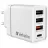 Încarcator VERBATIM USB Charger VERBATIM 30W, 4 Port - 1 x USB-C port (PD 3.0 up to 20W), 3 x USB-A ports (1 x USB-A QC 3.0 up to 18W, 2 x USB-A up to 10W), EU plug, flame-resistant, White
