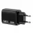 Incarcator VERBATIM USB Charger VERBATIM Essentials GaN Charger 65W, 3 Ports, 2x USB-C ports with Power Delivery 3.0 support, 1x USB-A port with QC 3.0 support, for laptops, tablets, smartphones, EU plug, Black