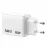 Incarcator VERBATIM USB Charger VERBATIM Essentials GaN Charger 65W, 3 Ports, 2x USB-C ports with Power Delivery 3.0 support, 1x USB-A port with QC 3.0 support, for laptops, tablets, smartphones, EU plug, White