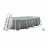 Bazin cu cadru metalic INTEX Piscină cu cadru metalic Intex Prism Frame 26796, 13365L, Gri deschis, 26796