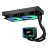AIO Liquid cooling ASROCK ASRock AIO Challenger 240 Digital, 27mm radiator, 3" Digital Display w/ ARGB, ARGB Hub-lighting fan, black version CHALLENGER 240 DIGITAL