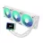 AIO Liquid cooling ASROCK ASRock AIO Challenger White 360 Digital, 27mm radiator, 3" Digital Display w/ ARGB, ARGB Hub-lighting fan, white version CHALLENGER WHITE 360 DIGITAL