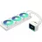 AIO Liquid cooling ASROCK ASRock AIO Challenger White 360 Digital, 27mm radiator, 3" Digital Display w/ ARGB, ARGB Hub-lighting fan, white version CHALLENGER WHITE 360 DIGITAL