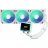 AIO Liquid cooling ASROCK ASRock AIO Challenger White 360 Digital, 27mm radiator, 3" Digital Display w/ ARGB, ARGB Hub-lighting fan, white version CHALLENGER WHITE 360 DIGITAL