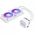 Жидкостное охлаждение AIO ASROCK ASRock AIO Pro White 240 ARGB 27mm radiator, ARGB waterblock, ARGB Hub-lighting fan, white version PRO WHITE 240 ARGB