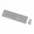 Kit (keyboard+mouse) GEMBIRD Set Tastatură + Mouse Gembird Silent key Pro Business, Fără fir, Alb
