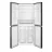 Холодильник ELECTROPLUS frigider ELECTROPLUS SBS 4D LED INOX
