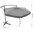 Umbrela Gardenline Зонт садовый GardenLine GAO5316 Grey