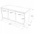 Тумба для обуви Hanah Обувница Hanah Home Mr2-W