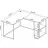 Masa de birou Bofigo Письменный стол Bofigo 20-30-08 Anthracite