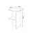 Noptiera Hanah Прикроватная тумба Hanah Home Leray Travertine