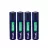 Батарейка перезаряжаемая TRUST Trust USB-C Rechargeable Battery  AA A 500 mAh, up to 800 charge cycles, charging 100% within 2 hours, USB-C charge cable included, 4 Pack
