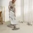 Balansoar BabyBjorn Balansoar BabyBjorn Bliss Light Gray, tesatura Melange