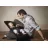 Balansoar BabyBjorn Balansoar BabyBjorn Balance Soft Black/Dark Gray, Bumbac