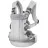 Cangur BabyBjorn Marsupiu anatomic BabyBjorn Harmony Silver, 3D Mesh