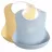 Baveta BabyBjorn Set 2 bavete BabyBjorn Powder Yellow / Powder Blue