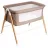 Кроватка BabyGo Patut cu cadru din lemn BabyGo Goodnight Beige