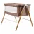 Кроватка BabyGo Patut cu cadru din lemn BabyGo Goodnight Beige