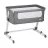 Кроватка BabyGo Patut Co-sleeper 2 in 1 BabyGo Together Grey