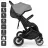 Carucior BabyGo Carucior pentru gemeni BabyGo GoTwice Grey