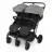 Carucior BabyGo Carucior pentru gemeni BabyGo GoTwice Grey