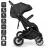 Коляска BabyGo Carucior pentru gemeni BabyGo GoTwice Black